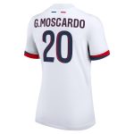 psg nike away stadium shirt 2024-2025 – womens with g.moscardo 20 printing Kits Collection | Shop PSG Gear