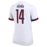 psg nike away stadium shirt 2024-2025 – womens with groenen 14 printing Kits Collection | Shop PSG Gear