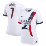 psg nike away stadium shirt 2024-2025 – womens with karchaoui 7 printing Kits Collection | Shop PSG Gear
