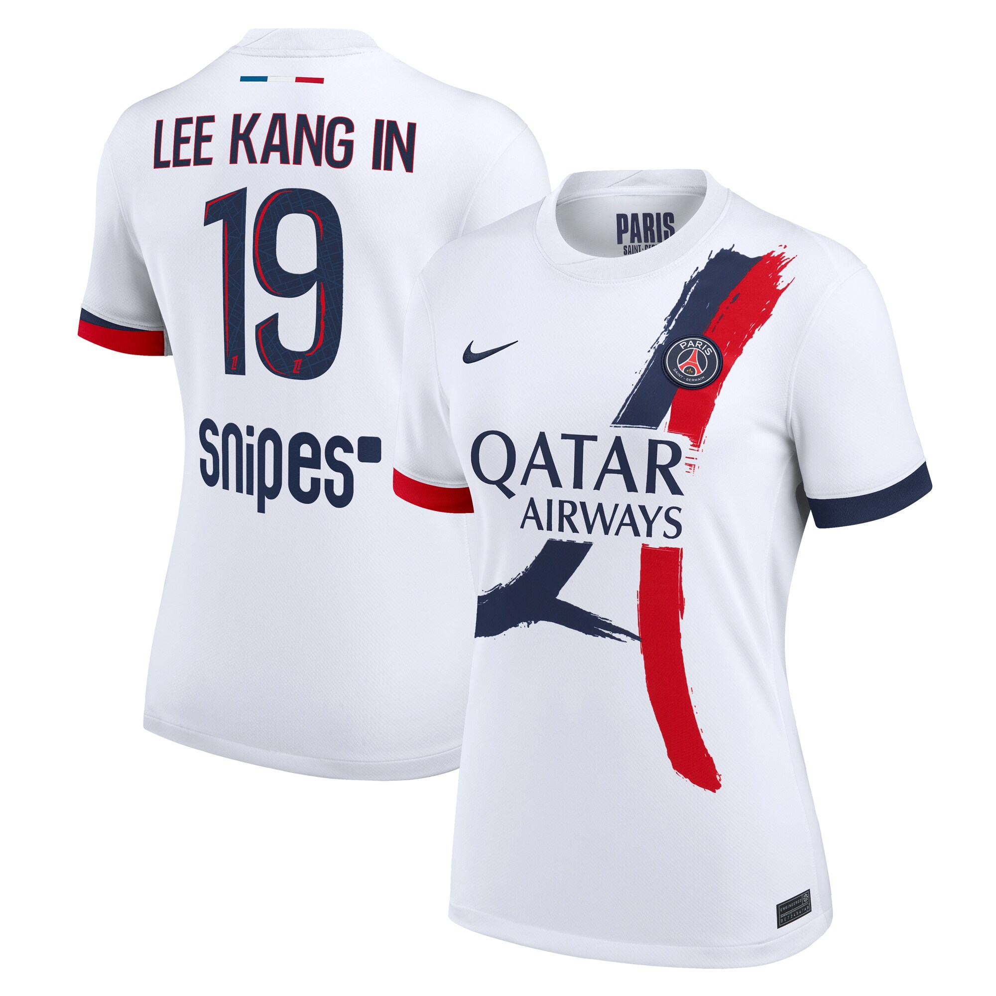 psg nike away stadium shirt 2024-2025 – womens with lee kang in 19 printing Kits Collection | Shop PSG Gear