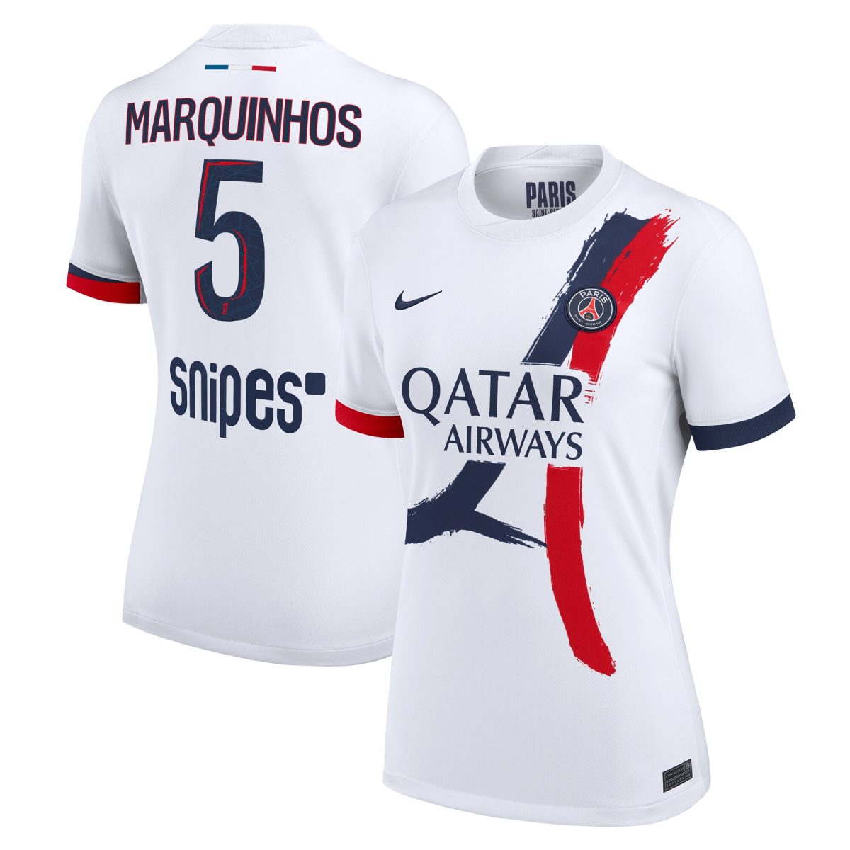 psg nike away stadium shirt 2024-2025 – womens with marquinhos 5 printing Kits Collection | Shop PSG Gear