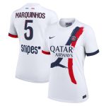 psg nike away stadium shirt 2024-2025 – womens with marquinhos 5 printing Kits Collection | Shop PSG Gear