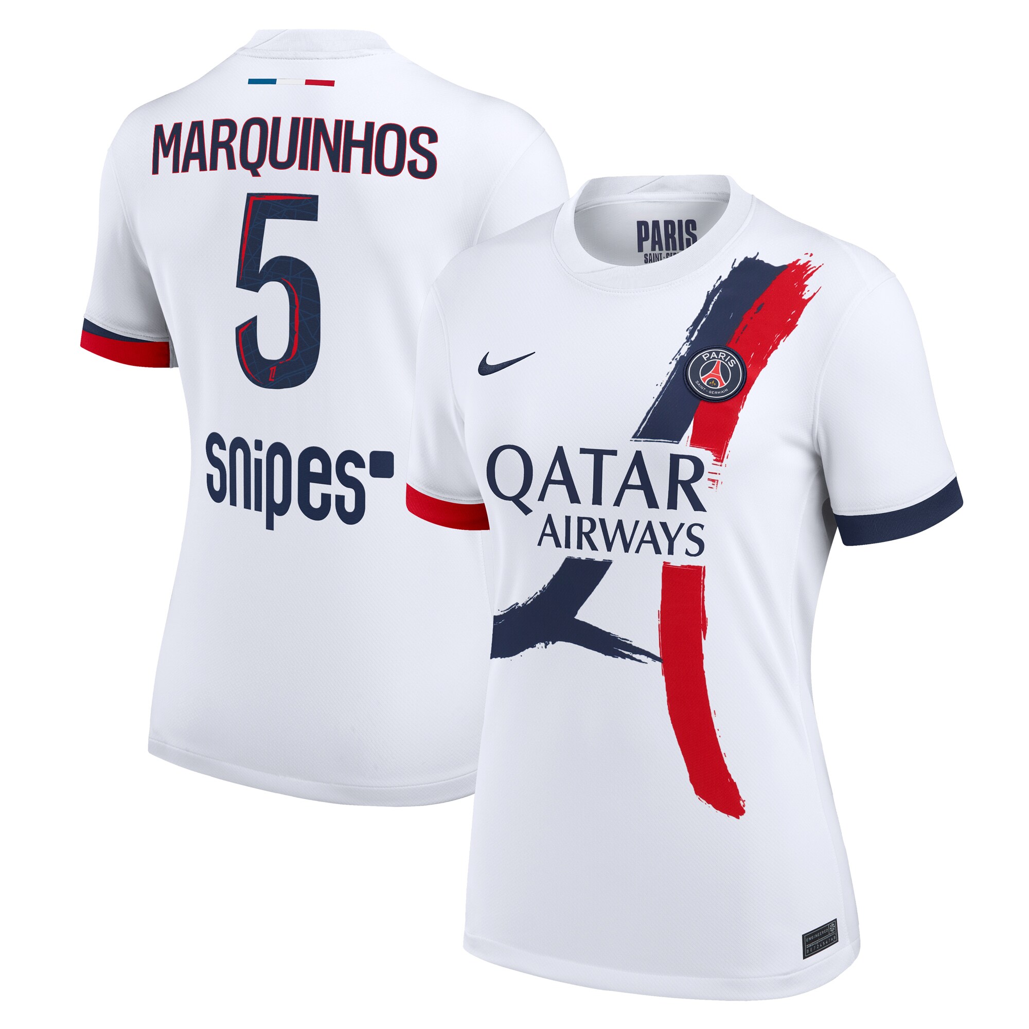 psg nike away stadium shirt 2024-2025 – womens with marquinhos 5 printing Kits Collection | Shop PSG Gear