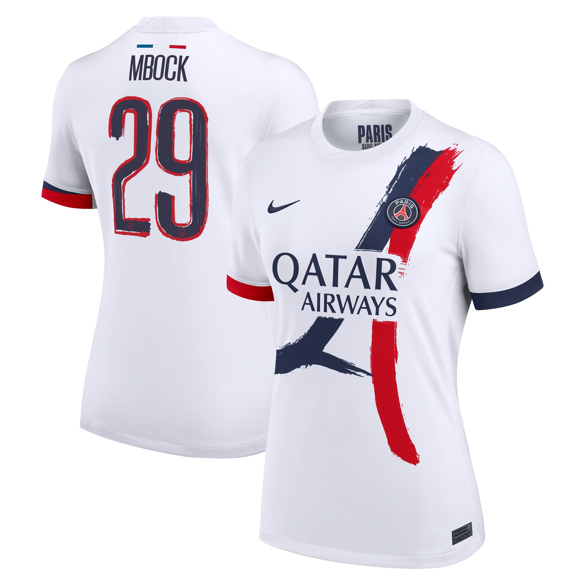 psg nike away stadium shirt 2024-2025 – womens with mbock 29 printing Kits Collection | Shop PSG Gear