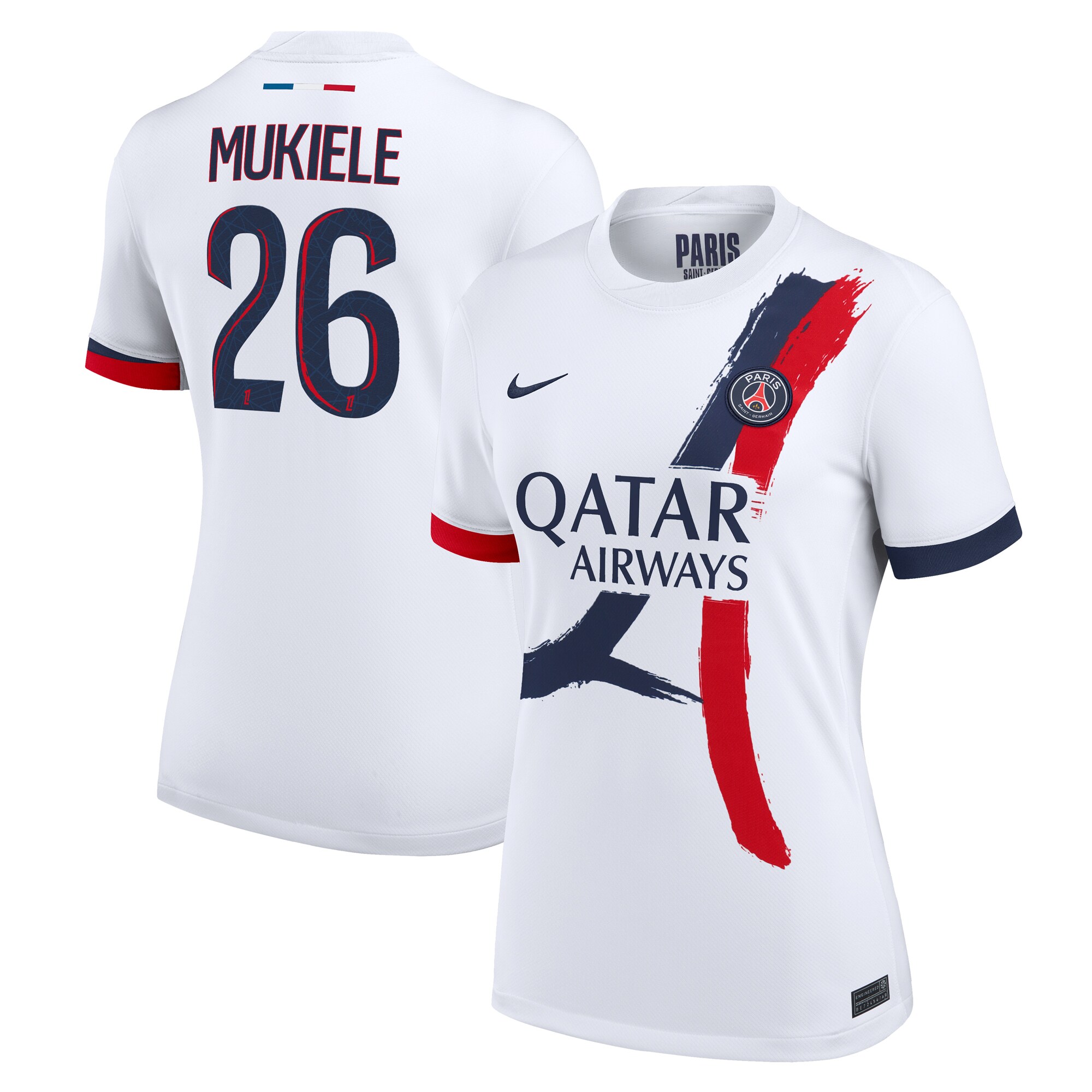 psg nike away stadium shirt 2024-2025 – womens with mukiele 26 printing Kits Collection | Shop PSG Gear