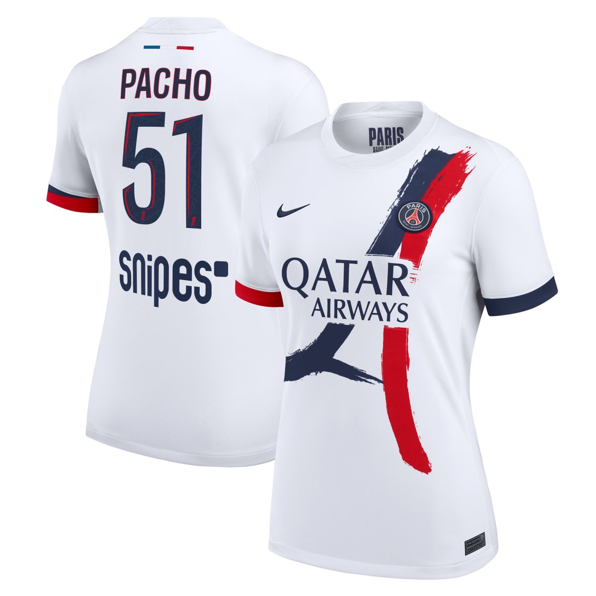psg nike away stadium shirt 2024-2025 – womens with pacho 51 printing Kits Collection | Shop PSG Gear