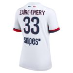 psg nike away stadium shirt 2024-2025 – womens with zaire-emery 33 printing Kits Collection | Shop PSG Gear