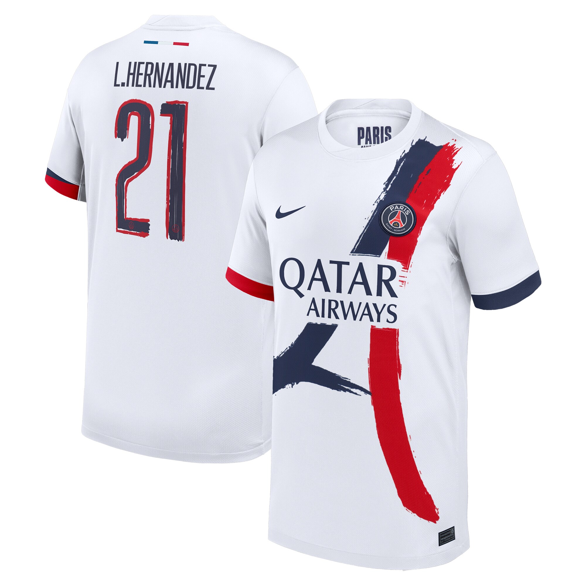 psg nike away stadium shirt 2024-25 – kids with cup printing l.hernandez 21 Kits Collection | Shop PSG Gear