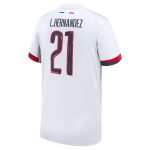 psg nike away stadium shirt 2024-25 – kids with cup printing l.hernandez 21 Kits Collection | Shop PSG Gear