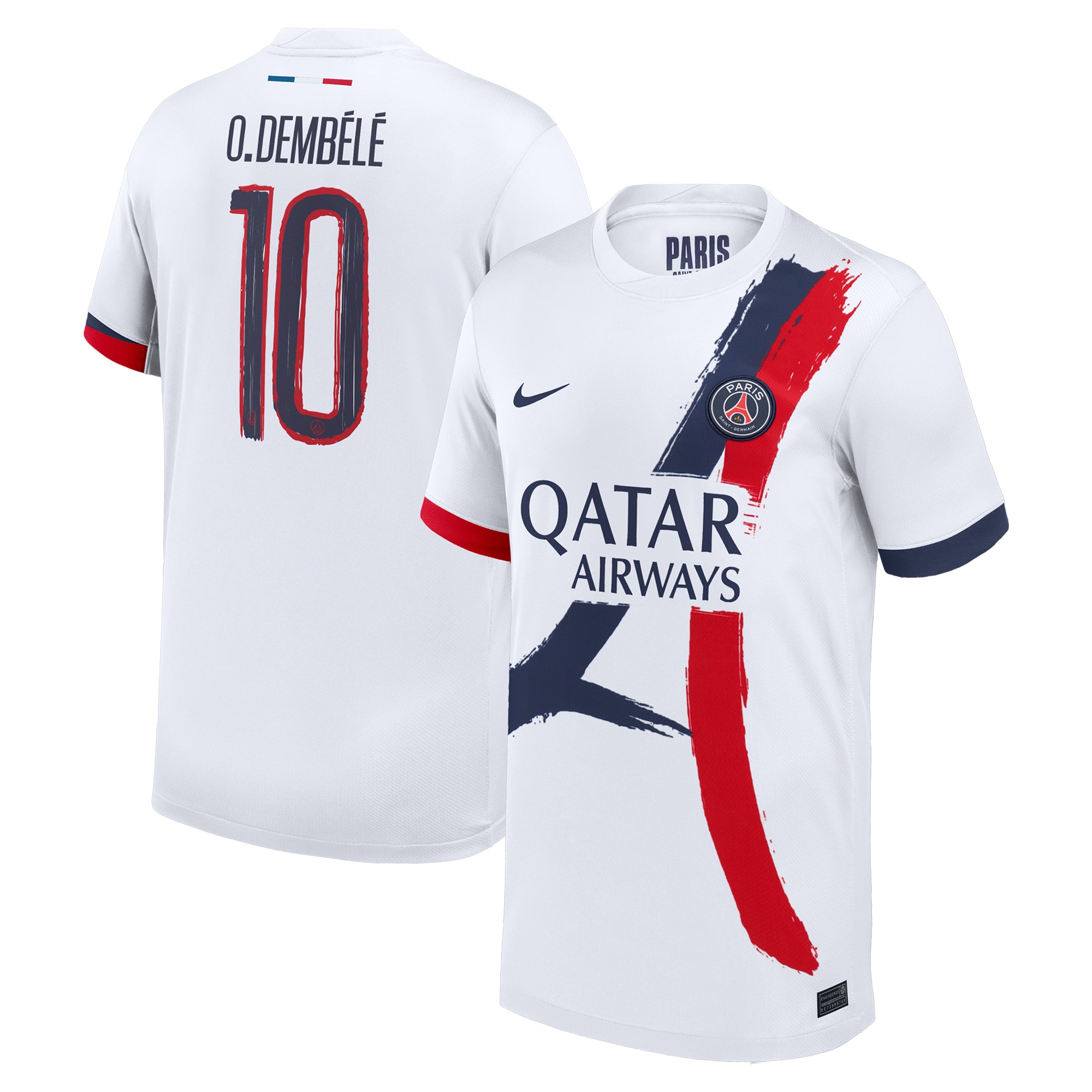psg nike away stadium shirt 2024-25 – kids with cup printing o.dembele 10 Kits Collection | Shop PSG Gear