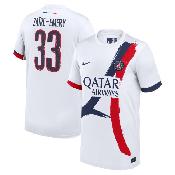 psg nike away stadium shirt 2024-25 – kids with cup printing zaire-emery 33 Kits Collection | Shop PSG Gear