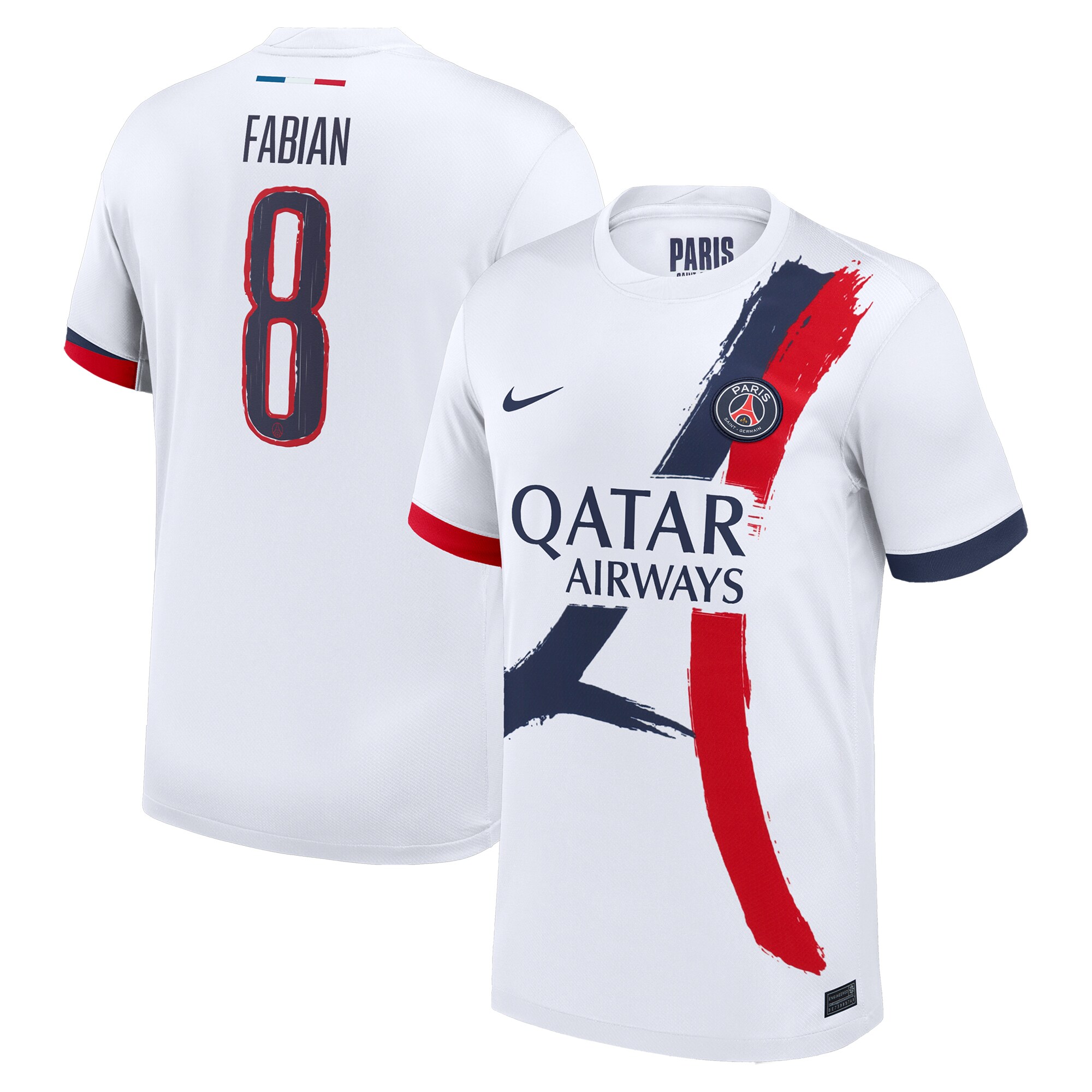 psg nike away stadium shirt 2024-25 with cup printing fabian 8 Kits Collection | Shop PSG Gear