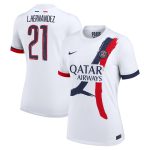 psg nike away stadium shirt 2024-25 – womens with cup printing l.hernandez 21 Kits Collection | Shop PSG Gear