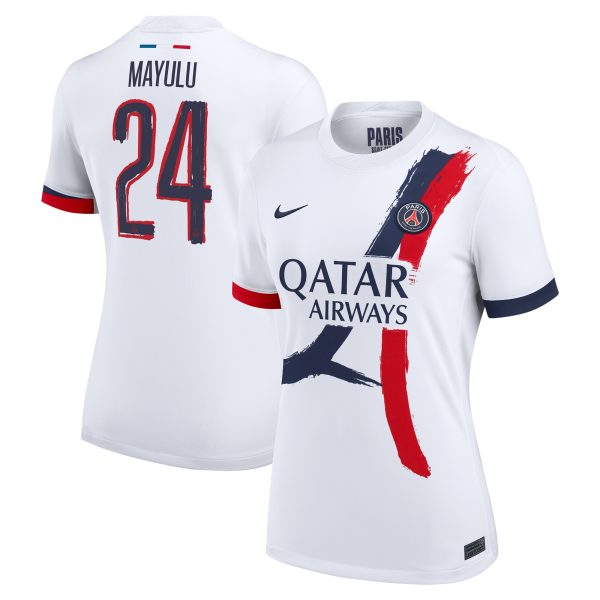 psg nike away stadium shirt 2024-25 – womens with cup printing mayulu 24 Kits Collection | Shop PSG Gear