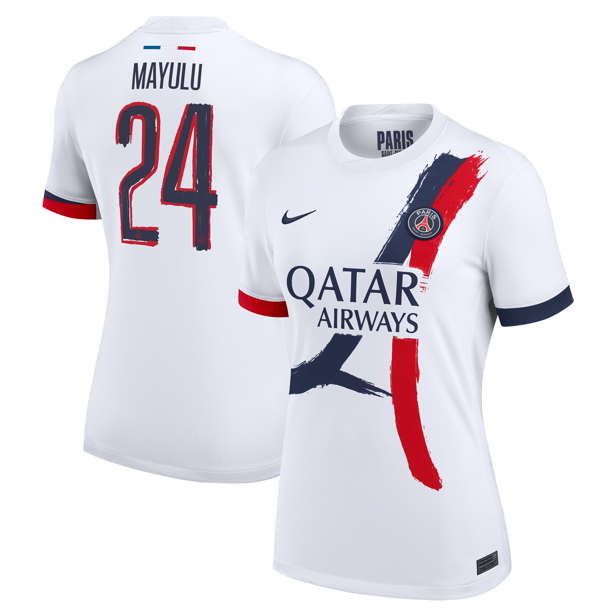 psg nike away stadium shirt 2024-25 – womens with cup printing mayulu 24 Kits Collection | Shop PSG Gear