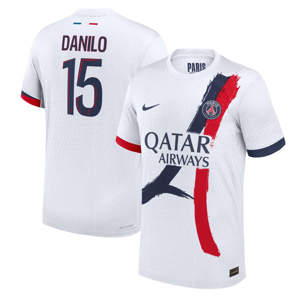 psg nike dri-fit adv away match shirt 2024-25 with danilo 15 printing Kits Collection | Shop PSG Gear