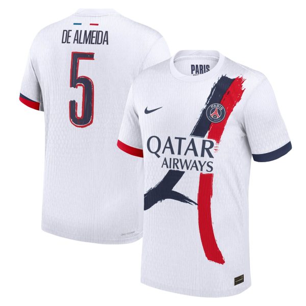 psg nike dri-fit adv away match shirt 2024-25 with de almeida 5 printing Kits Collection | Shop PSG Gear