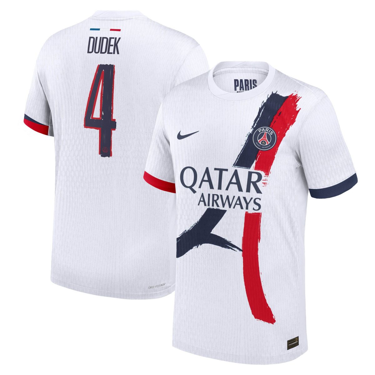psg nike dri-fit adv away match shirt 2024-25 with dudek 4 printing Kits Collection | Shop PSG Gear