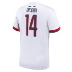psg nike dri-fit adv away match shirt 2024-25 with groenen 14 printing Kits Collection | Shop PSG Gear