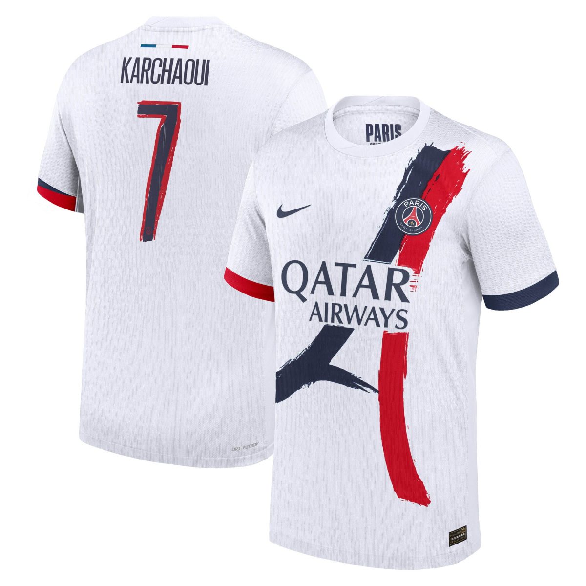 psg nike dri-fit adv away match shirt 2024-25 with karchaoui 7 printing Kits Collection | Shop PSG Gear