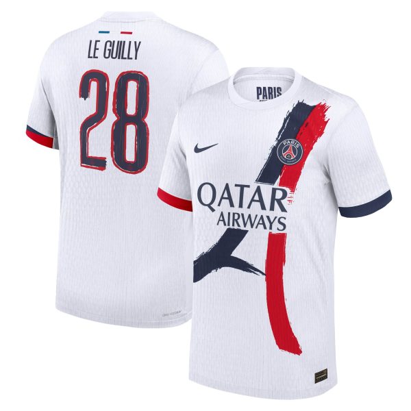 psg nike dri-fit adv away match shirt 2024-25 with le guilly 28 printing Kits Collection | Shop PSG Gear