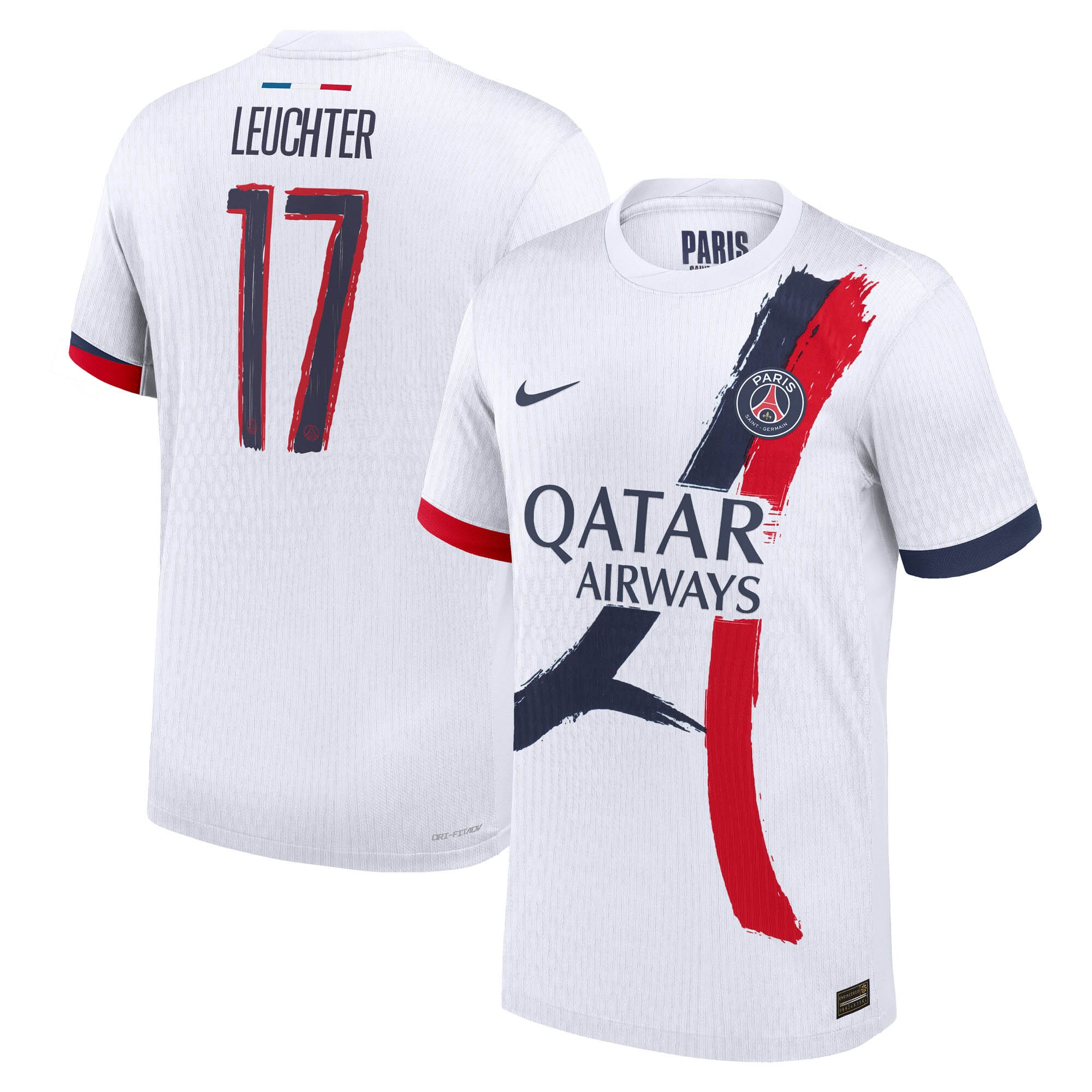 psg nike dri-fit adv away match shirt 2024-25 with leuchter 17 printing Kits Collection | Shop PSG Gear