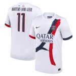psg nike dri-fit adv away match shirt 2024-25 with martens-van leer 11 printing Kits Collection | Shop PSG Gear