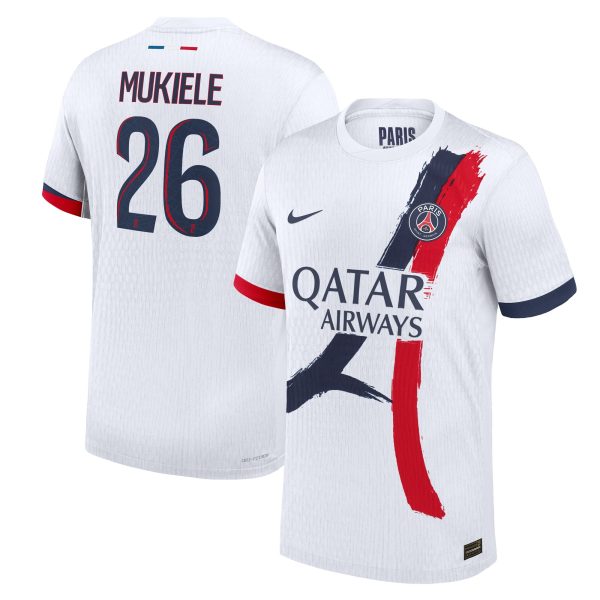 psg nike dri-fit adv away match shirt 2024-25 with mukiele 26 printing Kits Collection | Shop PSG Gear
