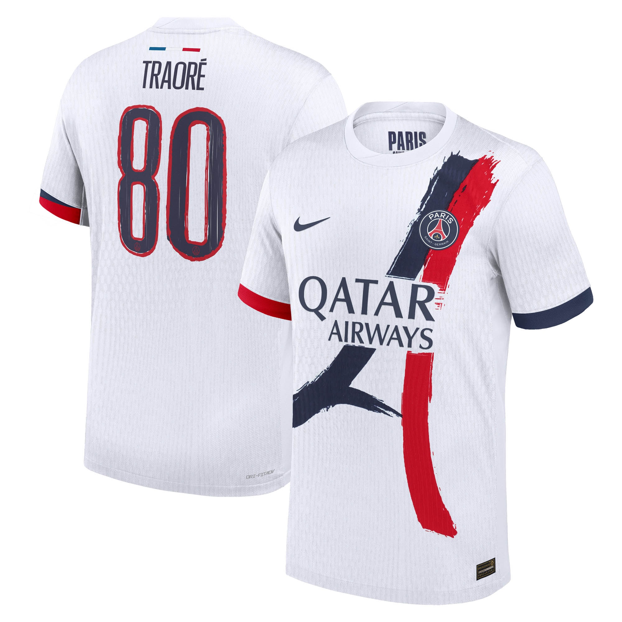 psg nike dri-fit adv away match shirt 2024-25 with traore 80 printing Kits Collection | Shop PSG Gear