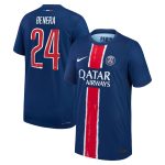 psg nike dri-fit adv home match shirt 2024-25 – kids with benera 24 printing Kits Collection | Shop PSG Gear