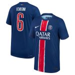 psg nike dri-fit adv home match shirt 2024-25 – kids with echegini 6 printing Kits Collection | Shop PSG Gear