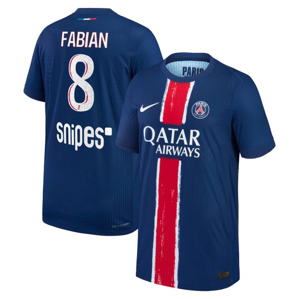 psg nike dri-fit adv home match shirt 2024-25 – kids with fabian 8 printing Kits Collection | Shop PSG Gear