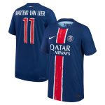 psg nike dri-fit adv home match shirt 2024-25 – kids with martens-van leer 11 printing Kits Collection | Shop PSG Gear
