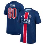 psg nike dri-fit adv home match shirt 2024-25 – kids with traore 80 printing Kits Collection | Shop PSG Gear