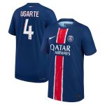 psg nike dri-fit adv home match shirt 2024-25 – kids with ugarte 4 printing Kits Collection | Shop PSG Gear