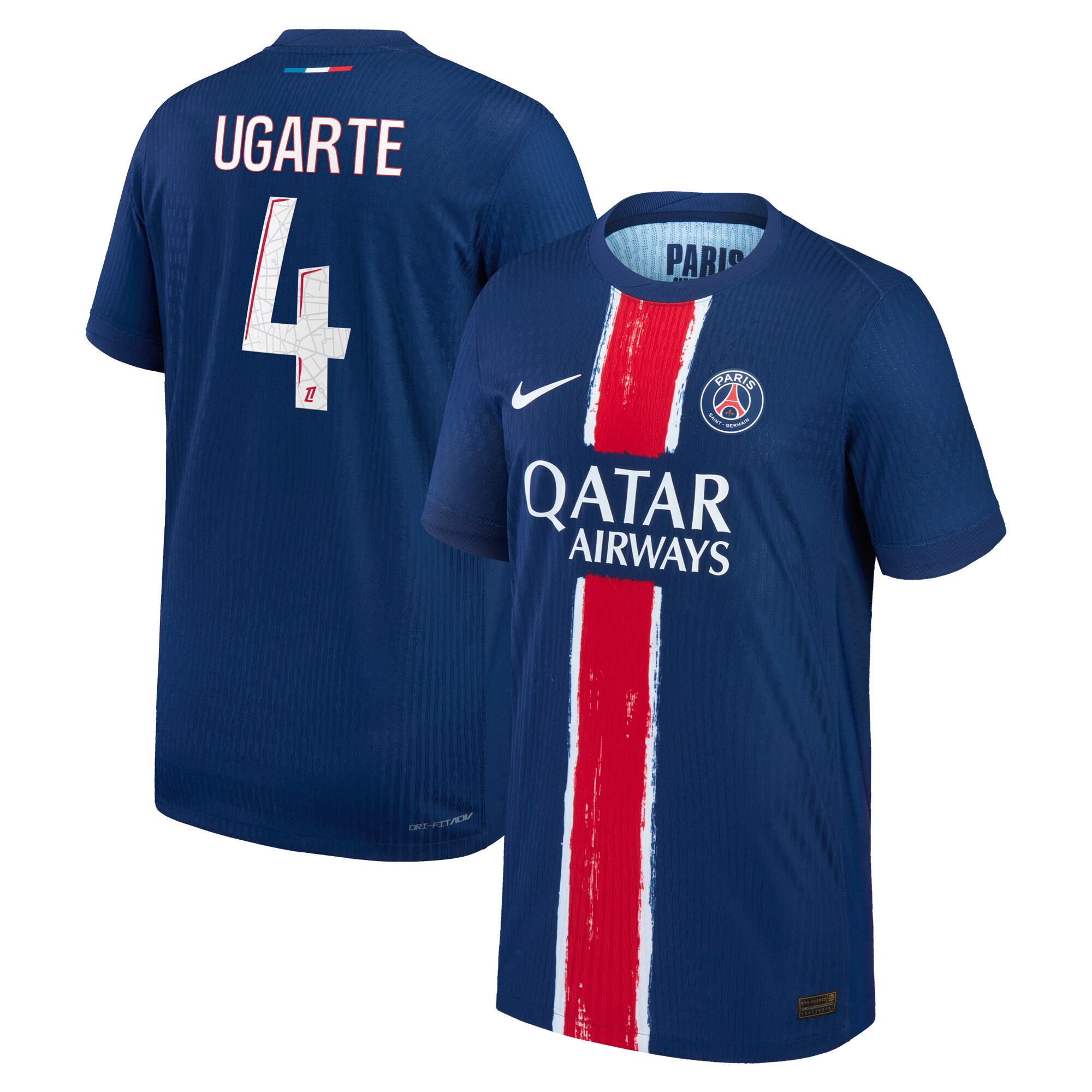 psg nike dri-fit adv home match shirt 2024-25 – kids with ugarte 4 printing Kits Collection | Shop PSG Gear