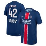 psg nike dri-fit adv home match shirt 2024-25 – kids with zague 42 printing Kits Collection | Shop PSG Gear