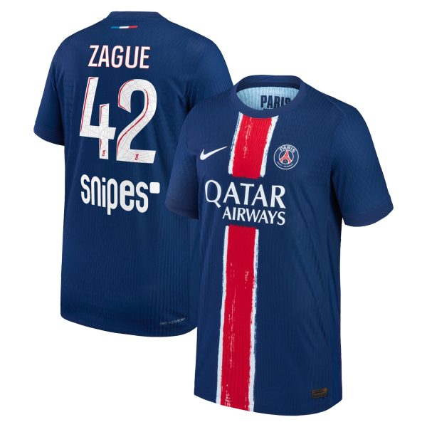 psg nike dri-fit adv home match shirt 2024-25 – kids with zague 42 printing Kits Collection | Shop PSG Gear