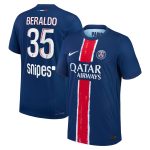 psg nike dri-fit adv home match shirt 2024-25 with beraldo 35 printing Kits Collection | Shop PSG Gear