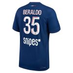 psg nike dri-fit adv home match shirt 2024-25 with beraldo 35 printing Kits Collection | Shop PSG Gear