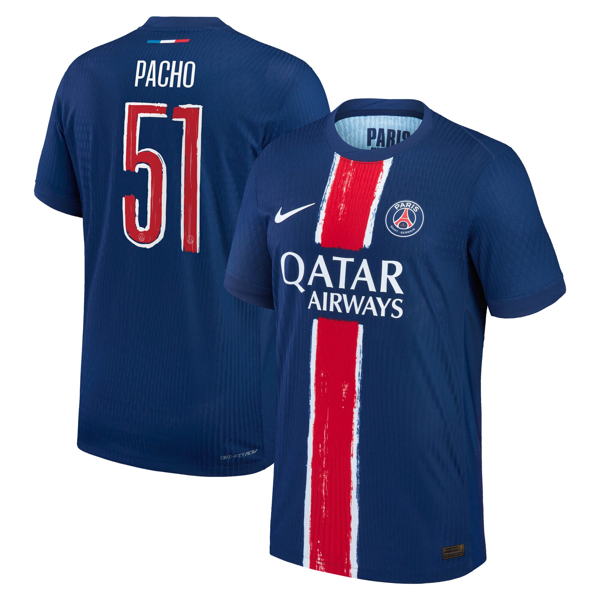 psg nike dri-fit adv home match shirt 2024-25 with cup printing pacho 51 Kits Collection | Shop PSG Gear