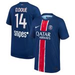 psg nike dri-fit adv home match shirt 2024-25 with d.doue 14 printing Kits Collection | Shop PSG Gear