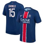 psg nike dri-fit adv home match shirt 2024-25 with danilo 15 printing Kits Collection | Shop PSG Gear