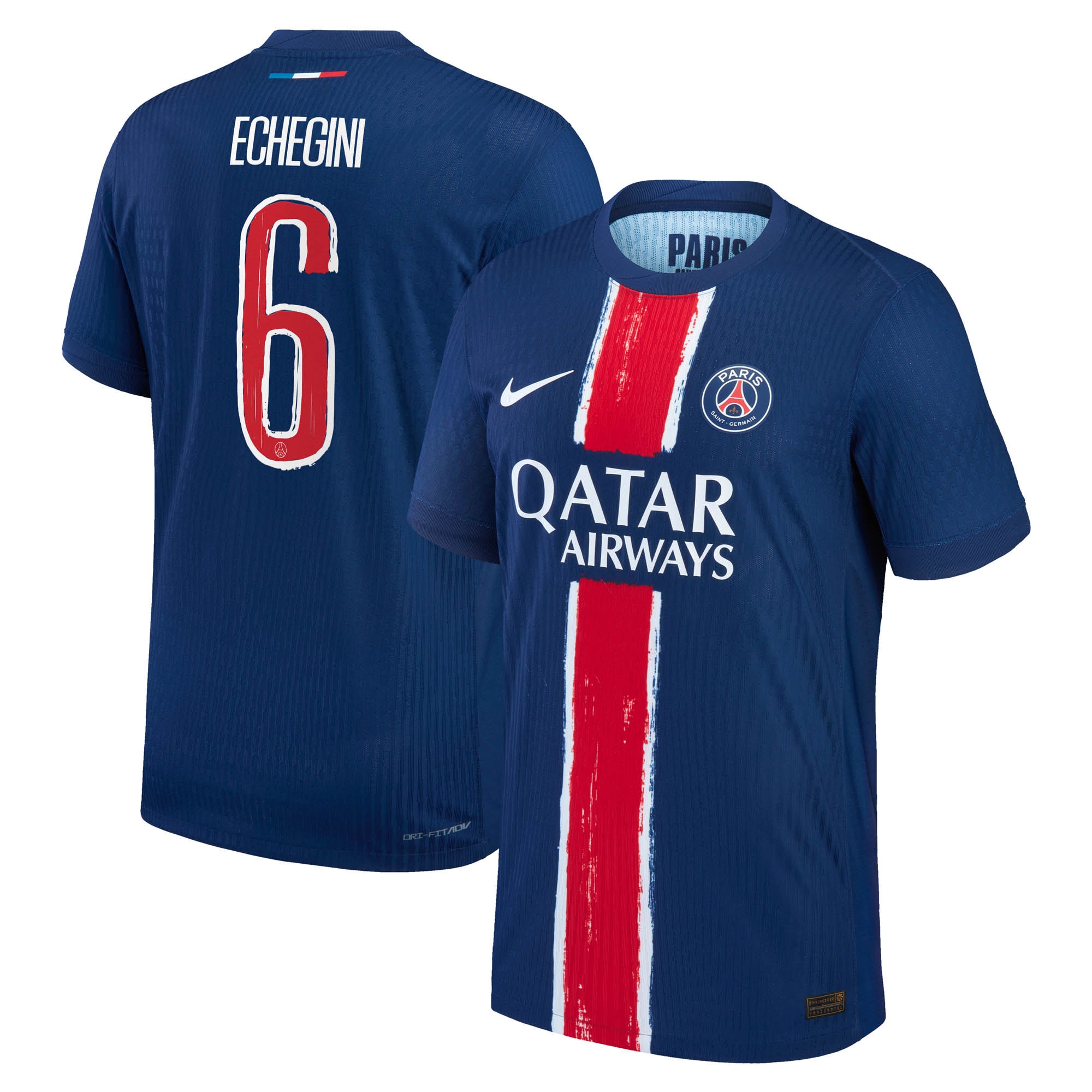 psg nike dri-fit adv home match shirt 2024-25 with echegini 6 printing Kits Collection | Shop PSG Gear