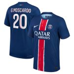 psg nike dri-fit adv home match shirt 2024-25 with g.moscardo 20 printing Kits Collection | Shop PSG Gear