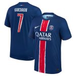 psg nike dri-fit adv home match shirt 2024-25 with karchaoui 7 printing Kits Collection | Shop PSG Gear