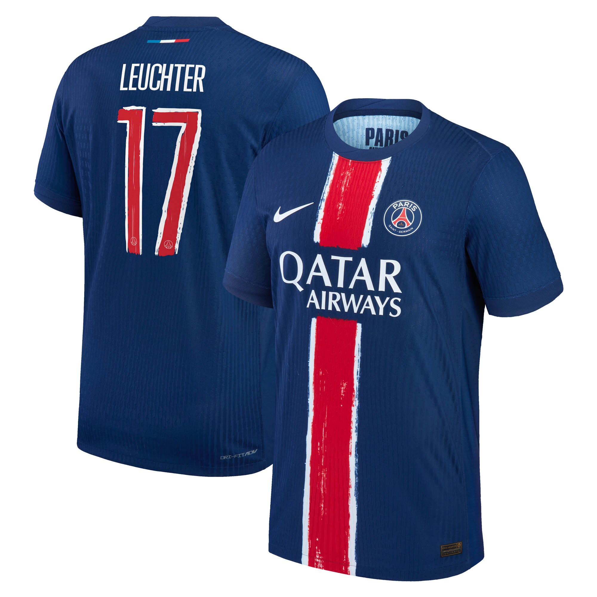 psg nike dri-fit adv home match shirt 2024-25 with leuchter 17 printing Kits Collection | Shop PSG Gear
