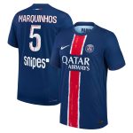 psg nike dri-fit adv home match shirt 2024-25 with marquinhos 5 printing Kits Collection | Shop PSG Gear