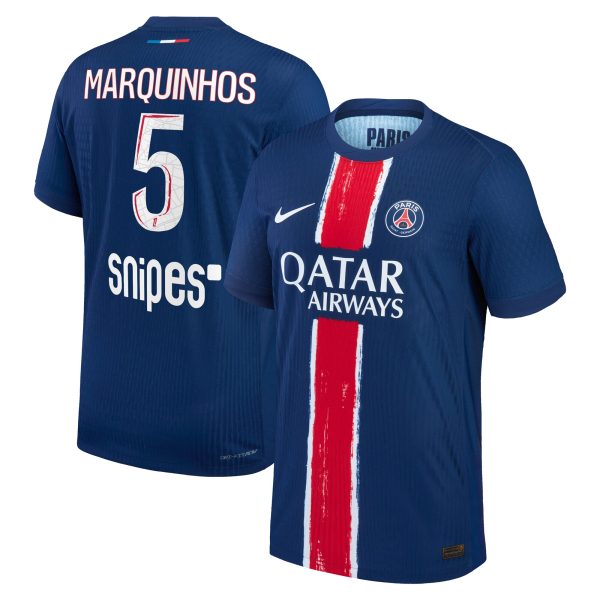 psg nike dri-fit adv home match shirt 2024-25 with marquinhos 5 printing Kits Collection | Shop PSG Gear