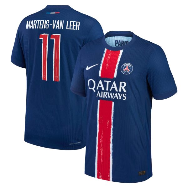 psg nike dri-fit adv home match shirt 2024-25 with martens-van leer 11 printing Kits Collection | Shop PSG Gear